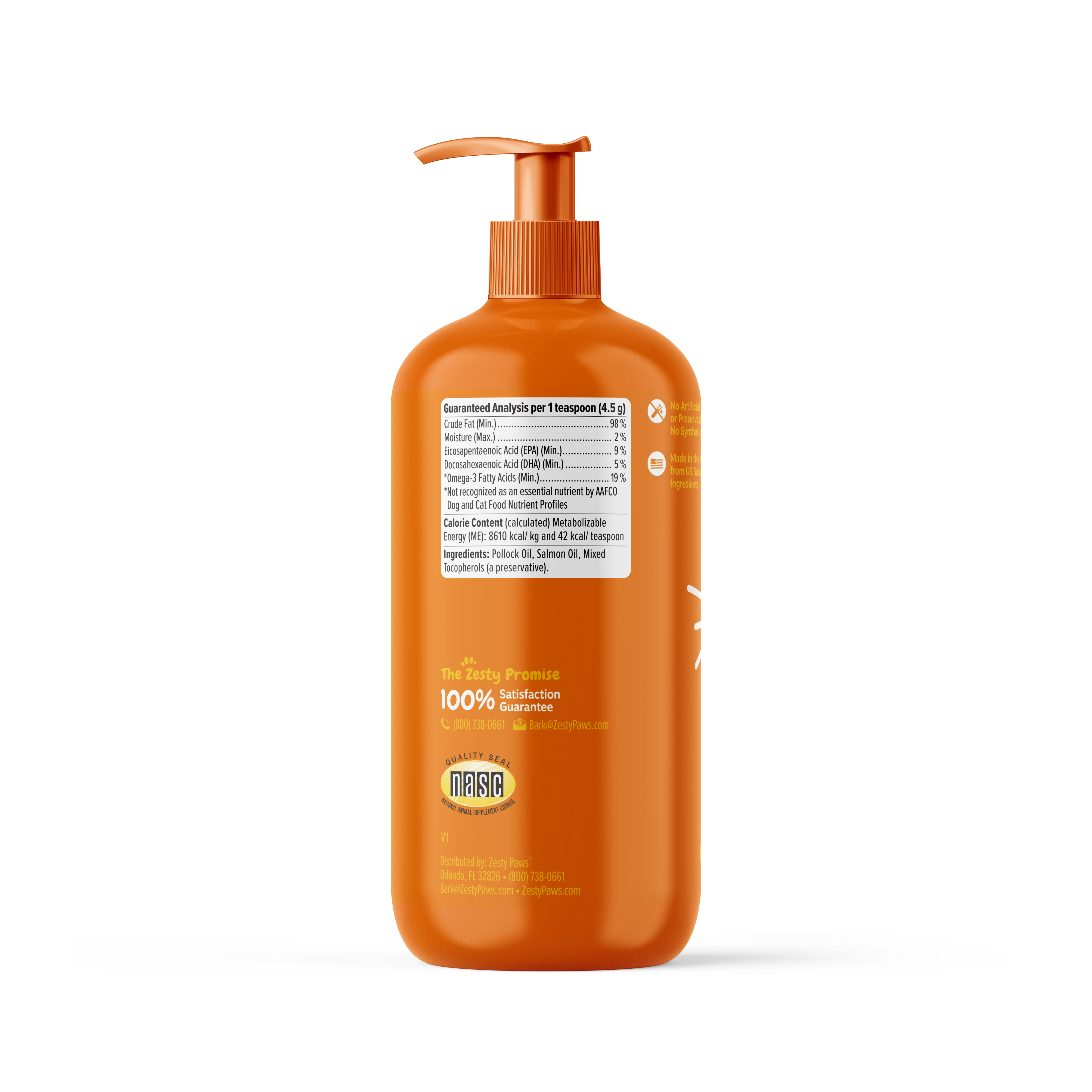 Wild Alaskan Salmon Oil Formula for Dogs & Cats